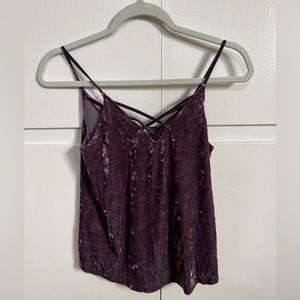 American Eagle velvet shirt